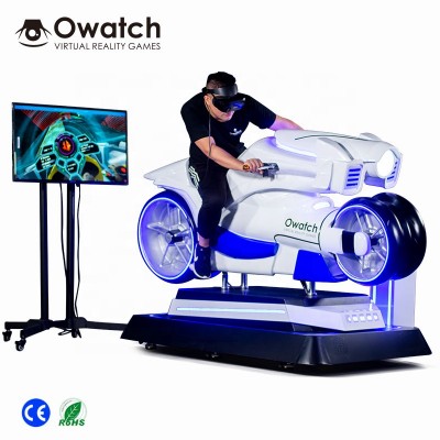 Owatch VR Motorcycle Simulator Full Motion 9D Simulator Support Latest Popular VR Racer Motorbike Games