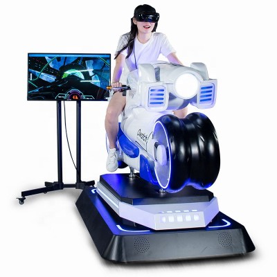 VR Motorcycle 9D VR  Race Car Virtual Reality Game Machine VR  Driving Racing Simulator