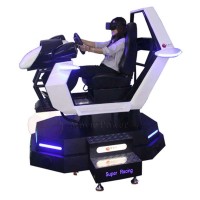 amusement park supplies racing stimulator game virtual reality machine racing 9d vr car driving simulator