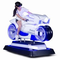 Fast-paced Racing Competition in VR with Owatch VR Motorcycle Full Motion VR simulator 9D Experience