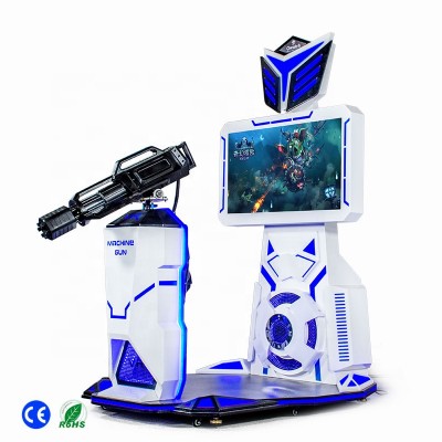 Christmas promotion newest htc vive VR Station interactive VR Gatling shooting game machine