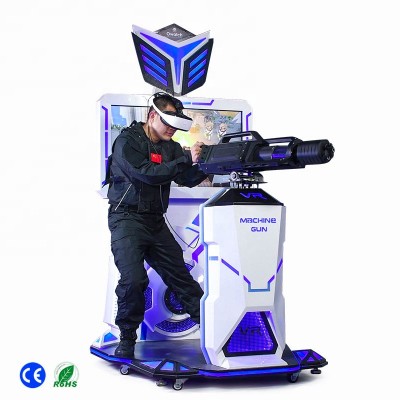 Factory 9D VR Standing 6Dof VR  Space Platform Gatling VR  Gun Shooting Game